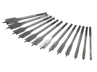 Faithfull Flat Bit Set 13 Piece