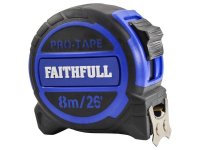 Faithfull Pro Tape Measure 8m/26ft (Width 32mm)