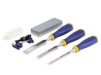 Irwin MS500 ProTouch? All-Purpose Chisel Set 3 Piece + Sharpening Kit