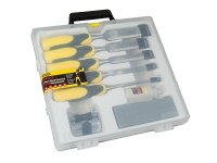 Stanley Tools DYNAGRIP? Chisel with Strike Cap Set 5 Piece + Accessories