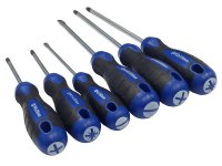 Faithfull Boxed Soft Grip Screwdriver Set 6 Piece