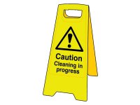 Scan Heavy Duty 'A' Board Sign - Caution Cleaning In Progress