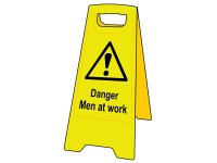 Scan Heavy Duty 'A' Board Sign - Danger Men At Work