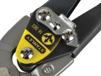 STANLEY Yellow Aviation Snips & Holster Straight Cut 250mm (10in)