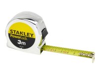 Stanley Tools PowerLock Classic Pocket Tape 3m (Width 19mm) (Metric only)