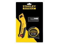 Stanley Tools FatMax Triple Pack - Tape, Retractable Knife and Blades