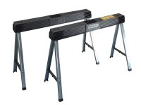 Stanley Tools Folding Metal Leg Sawhorses (Twin Pack)