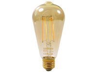 Link2Home Wi-Fi LED ES (E27) Pear Filament Dimmable Bulb White 470lm 4.5W