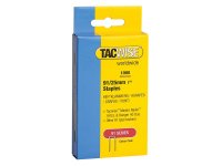 Tacwise 91 Narrow Crown Staples 25mm - Electric Tackers (Pack of 1000)