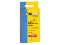 Tacwise 91 Narrow Crown Divergent Point Staples 22mm - Electric Tackers (Pack of 1000)