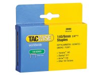 Tacwise 140 Heavy-Duty Staples 6mm (Type T50 G) (Pack of 2000)