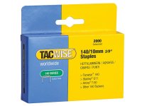 Tacwise 140 Heavy-Duty Staples 10mm (Type T50 G) (Pack of 2000)