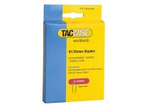 Tacwise 91 Narrow Crown Staples 35mm - Electric Tackers (Pack of 1000)