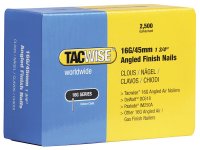 Tacwise 16G Angled Finish Nails 45mm for DC618K (Pack of 2500)