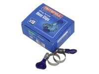 Faithfull OX W/S 25 Wing Screw Hose Clip 16 - 25mm