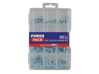 ForgeFix Hexagon Bolt Nut & Washer Kit ForgePack 285 Pieces