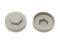 ForgeFix TechFast Cover Cap Goosewing Grey 19mm (Pack of 100)