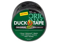 Shurtape Duck Tape® Original 50mm x 50m Black (Twin Pack)
