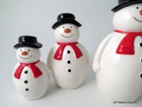 Giftware Trading Ceramic Snowman 12.5cm