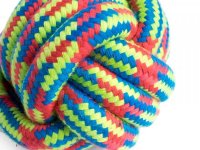 Petface Toyz Woven Rope Knotted Ball