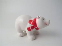 Giftware Trading Medium Polar Bear with Scarf