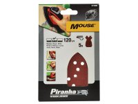 Black & Decker X31009 Mouse Sanding Sheets 120g (Pack 5)