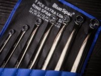 BlueSpot Tools Extra Long Ring Spanner Set 7 Piece