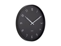 Present Time Wall Clock Stark Iron - Matt Black