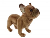 Soft Toy  Dog, French Bulldog by Hansa (26cm.L) 6597