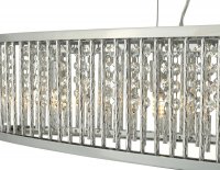 Nantes 5 Light Bar Pendant Polished Chrome Aluminium