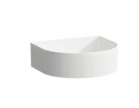 Laufen Sonar 410mm Countertop Basin with Outside Texture - White LCC