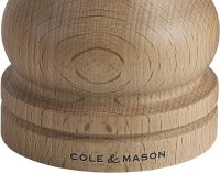 Cole & Mason HA0425P 120mm Beech Capstan Salt Mill