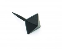 Black Pyramid Door Stud - Medium