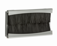 Knightsbridge Brush Module 100 x 50mm - Grey (NETBR4GGY)