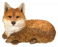 Fox - Resting - Lifelike Garden Ornament - Indoor or Outdoor - Real Life