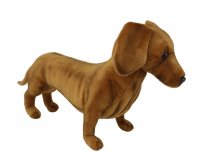 Soft Toy Dog, Dachshund by Hansa (42cm) 6420