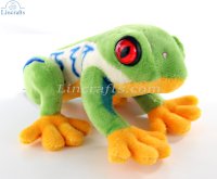 Soft Toy Red Eyed Tree Frog by Living Nature (33cm) AN717