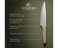 Viners Organic Natural 5 Piece Knife Block