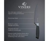 Viners Horizon Indigo 5pc Knife Block Set
