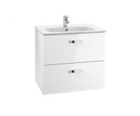 Roca Victoria Basic 600mm Basin and Furniture Base Unit with 2 Drawers