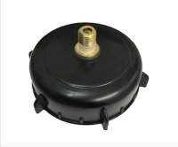 4" King Keg Barrel Cap with Brass Pin Valve