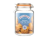 Kilner Clip Top Square Jar - 3 Litre