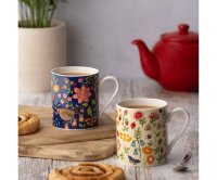 Price & Kensingston Wild Flower Fine China Mugs 38cl - Assorted