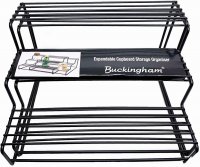 Buckingham High End Expandable 3 Tier Spice Rack - Black