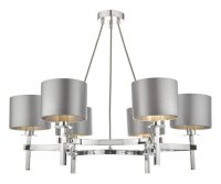 Dar Nacala 6 Light Pendant Polished Chrome