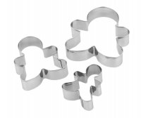 Chef Aid 3 Piece Gingerbread Cutters