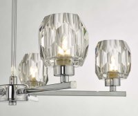 Idina 5 Light Semi Flush Polished Chrome