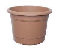 milano round planter terracotta 40cm