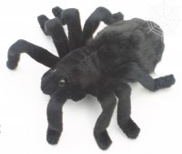 Soft Toy Tarantula Black by Hansa (19cm) 4729