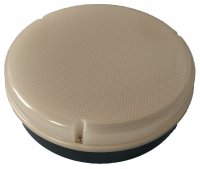Circular Bulkhead - Black Base - HLT Diffuser - for LED Tray